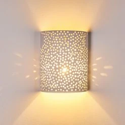 Hofstein Cusco Wandleuchte Weiß, 1-flammig -Wandleuchten Verkauf cusco wandleuchte h3266427 do4 15