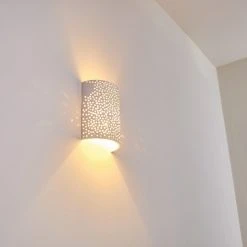 Hofstein Cusco Wandleuchte Weiß, 1-flammig -Wandleuchten Verkauf cusco wandleuchte h3266427 do4 8