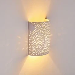 Hofstein Cusco Wandleuchte Weiß, 1-flammig -Wandleuchten Verkauf cusco wandleuchte h3266427 do4 9