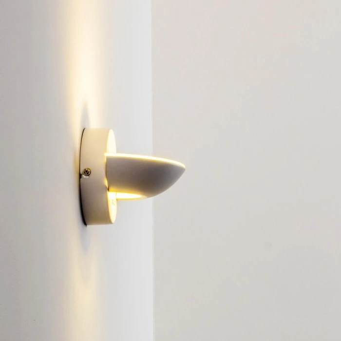 Hofstein Dominical Wandleuchte LED Weiß, 2-flammig 2 Hofstein Dominical Wandleuchte LED Weiß, 2-flammig - Image 2