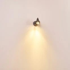 Hofstein Drobak Wandleuchte LED Grau, 1-flammig -Wandleuchten Verkauf drobak wandleuchte h3303474 do1 12