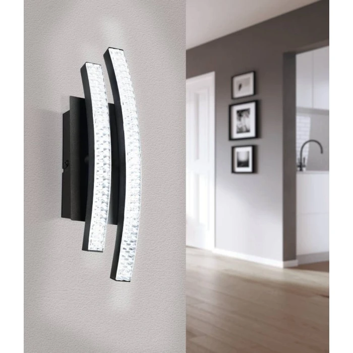 Eglo Leuchten LEJIAS Wandleuchte LED Schwarz, 1-flammig 2 Eglo Leuchten LEJIAS Wandleuchte LED Schwarz, 1-flammig - Image 2