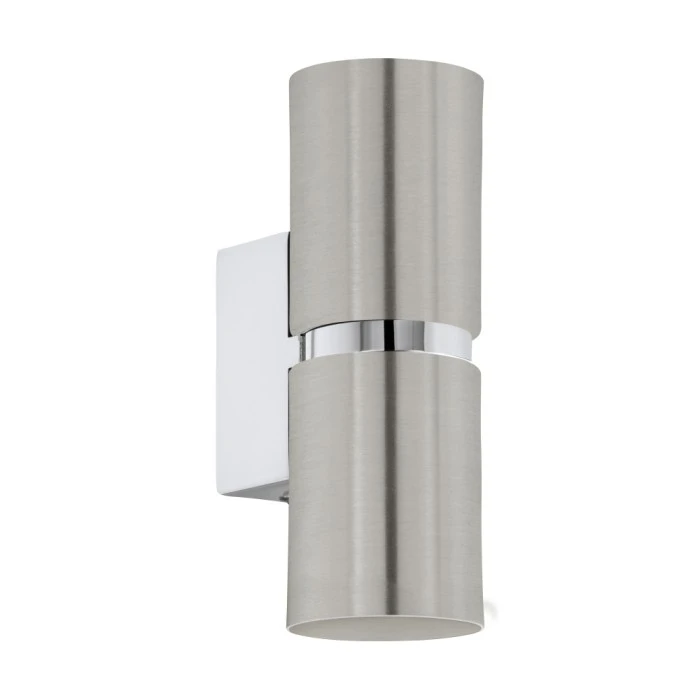 Eglo Leuchten Eglo PASSA Wandleuchte LED Nickel-Matt, 2-flammig 1 Eglo Leuchten Eglo PASSA Wandleuchte LED Nickel-Matt, 2-flammig