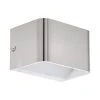 Eglo Leuchten EGLO SANIA Wandleuchte LED Nickel-Matt, 1-flammig