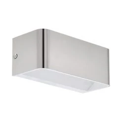 Eglo Leuchten EGLO SANIA Wandleuchte LED Nickel-Matt, 1-flammig