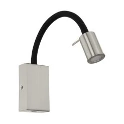 Eglo Leuchten Eglo TAZZOLI Wandleuchte LED Nickel-Matt, 1-flammig