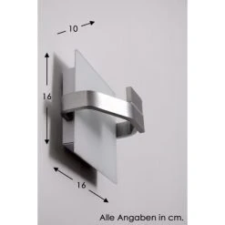 Elesi Luce Wandleuchte LED Silber, 1-flammig 12 Elesi Luce Wandleuchte LED Silber, 1-flammig -Wandleuchten Verkauf elesi luce wandleuchte 01332 16 al d 1