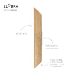 Elobra Kinderleuchten Elobra Colombia Wandleuchte LED Naturfarben, 2-flammig 9 Elobra Kinderleuchten Elobra Colombia Wandleuchte LED Naturfarben, 2-flammig -Wandleuchten Verkauf elobra colombia wandleuchte 138502 4