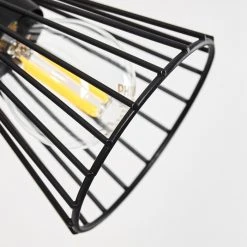 Hofstein Errested Wandleuchte Schwarz, Holz dunkel, 1-flammig -Wandleuchten Verkauf errested wandleuchte h3340943 do1 20