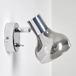 Hofstein Esberg Wandleuchte Chrom, 1-flammig -Wandleuchten Verkauf esberg wandleuchte h3278109 do1 8