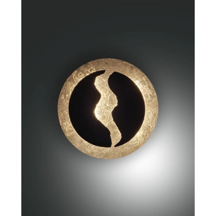 Fabas Luce Ceva Wandleuchte LED Schwarz, Gold, 1-flammig 1 Fabas Luce Ceva Wandleuchte LED Schwarz, Gold, 1-flammig