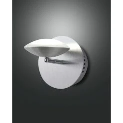 Fabas Luce Hale Wandleuchte LED Aluminium, Edelstahl, 1-flammig