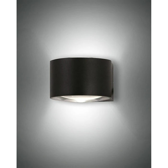 Fabas Luce Lao Wandleuchte LED Schwarz, 2-flammig 2 Fabas Luce Lao Wandleuchte LED Schwarz, 2-flammig - Image 2