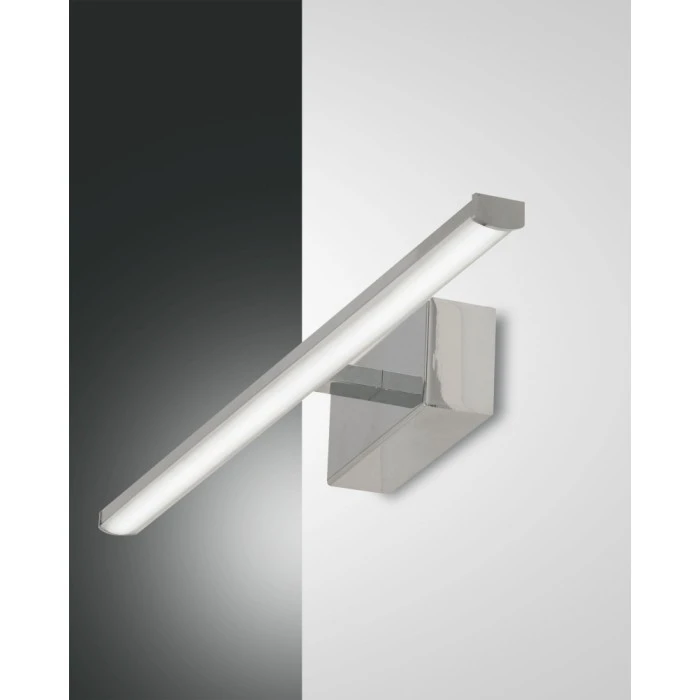 Fabas Luce Nala Wandleuchte LED Chrom, 1-flammig 1 Fabas Luce Nala Wandleuchte LED Chrom, 1-flammig