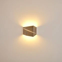 Hofstein Fanas Wandleuchte LED Nickel-Matt, 1-flammig 30 Hofstein Fanas Wandleuchte LED Nickel-Matt, 1-flammig -Wandleuchten Verkauf fanas wandleuchte h3296363 do1 14