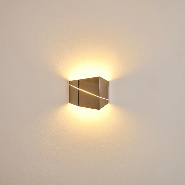 Hofstein Fanas Wandleuchte LED Nickel-Matt, 1-flammig 15 Hofstein Fanas Wandleuchte LED Nickel-Matt, 1-flammig - Image 15