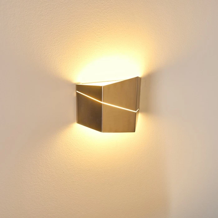 Hofstein Fanas Wandleuchte LED Nickel-Matt, 1-flammig 4 Hofstein Fanas Wandleuchte LED Nickel-Matt, 1-flammig - Image 4