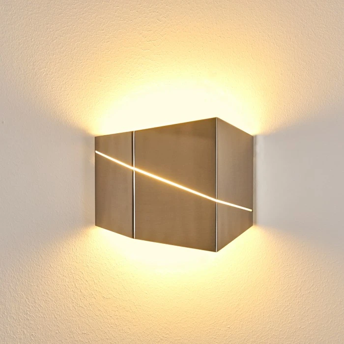 Hofstein Fanas Wandleuchte LED Nickel-Matt, 1-flammig 7 Hofstein Fanas Wandleuchte LED Nickel-Matt, 1-flammig - Image 7