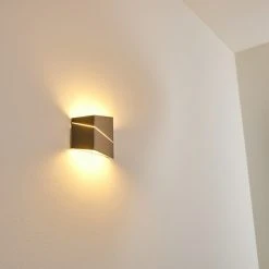 Hofstein Fanas Wandleuchte LED Nickel-Matt, 1-flammig 25 Hofstein Fanas Wandleuchte LED Nickel-Matt, 1-flammig -Wandleuchten Verkauf fanas wandleuchte h3296363 do1 9