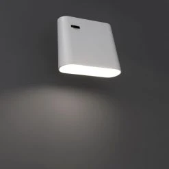 Faro Barcelona Aurea Wandleuchte LED Weiß, 1-flammig