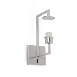 Faro Barcelona Frame Wandleuchte Nickel-Matt, 1-flammig