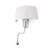 Faro Barcelona Hotel Wandleuchte LED Silber, 1-flammig