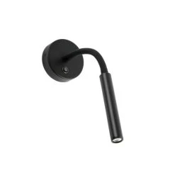 Faro Barcelona Kale Wandleuchte LED Schwarz, 1-flammig