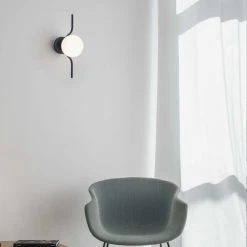 Faro Barcelona Le Vita Wandleuchte LED Schwarz, 1-flammig