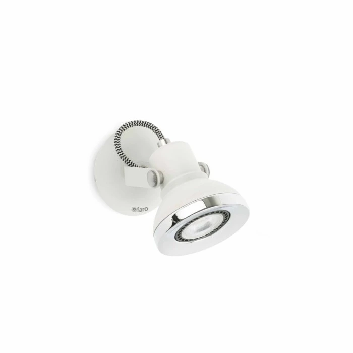 Faro Barcelona Ring Wandspot LED Weiß, 1-flammig 1 Faro Barcelona Ring Wandspot LED Weiß, 1-flammig
