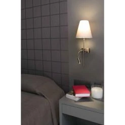 Faro Barcelona Sabana Wandleuchte LED Nickel-Matt, 1-flammig -Wandleuchten Verkauf faro barcelona sabana wandleuchte 29991 2