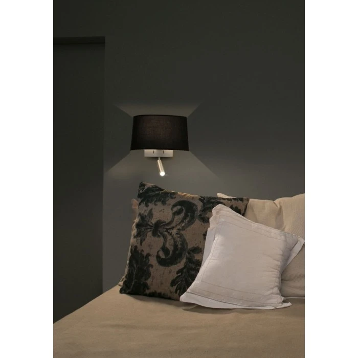 Faro Barcelona Volta Wandleuchte LED Nickel-Matt, 1-flammig 2 Faro Barcelona Volta Wandleuchte LED Nickel-Matt, 1-flammig - Image 2