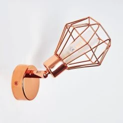 Hofstein Ferrand Wandleuchte LED Kupferfarben, 1-flammig -Wandleuchten Verkauf ferrand wandleuchte h3159811 do1 17