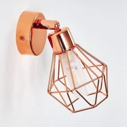 Hofstein Ferrand Wandleuchte LED Kupferfarben, 1-flammig -Wandleuchten Verkauf ferrand wandleuchte h3159811 do1 19