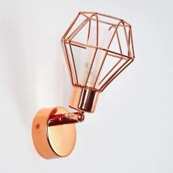 Hofstein Ferrand Wandleuchte LED Kupferfarben, 1-flammig -Wandleuchten Verkauf ferrand wandleuchte h3159811 do1 7