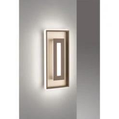 Honsel Leuchten Fischer & Honsel Bug Wandleuchte LED Rostfarben, Gold, 1-flammig