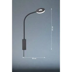 Honsel Leuchten Fischer & Honsel Cama Wandleuchte LED Schwarz, 1-flammig -Wandleuchten Verkauf fischer honsel cama wandleuchte 30432 3