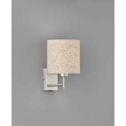 Honsel Leuchten Fischer & Honsel Dreamer Wandleuchte Nickel-Matt, 1-flammig