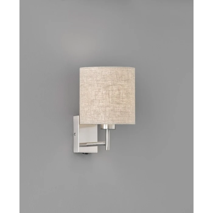 Honsel Leuchten Fischer & Honsel Dreamer Wandleuchte Nickel-Matt, 1-flammig 1 Honsel Leuchten Fischer & Honsel Dreamer Wandleuchte Nickel-Matt, 1-flammig