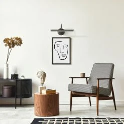 Honsel Leuchten Fischer & Honsel Nami Wandleuchte LED Schwarz, 1-flammig