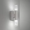 Honsel Leuchten Fischer & Honsel Nyra Wandleuchte LED Nickel-Matt, 2-flammig