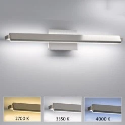Honsel Leuchten Fischer & Honsel Pare TW Wandleuchte LED Nickel glänzend, 1-flammig, Farbwechsler