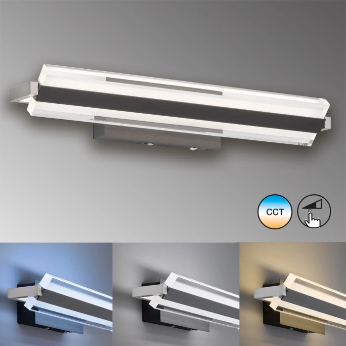 Honsel Leuchten Fischer & Honsel Paros TW Wandleuchte LED Schwarz, 1-flammig 1 Honsel Leuchten Fischer & Honsel Paros TW Wandleuchte LED Schwarz, 1-flammig