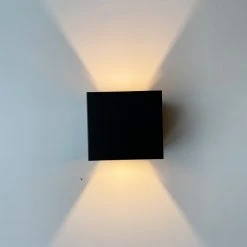 Honsel Leuchten Fischer & Honsel Thore Wandleuchte LED Schwarz, 2-flammig -Wandleuchten Verkauf fischer honsel thore wandleuchte 30339 2