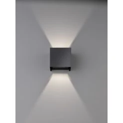 Honsel Leuchten Fischer & Honsel Wall Wandleuchte LED Schwarz, 2-flammig -Wandleuchten Verkauf fischer honsel wall wandleuchte 30259 3