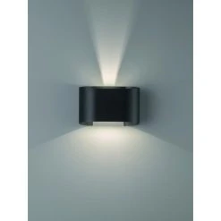 Honsel Leuchten Fischer & Honsel Wall Wandleuchte LED Schwarz, 2-flammig -Wandleuchten Verkauf fischer honsel wall wandleuchte 30262 2