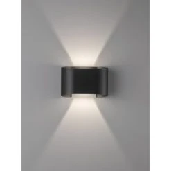 Honsel Leuchten Fischer & Honsel Wall Wandleuchte LED Schwarz, 2-flammig -Wandleuchten Verkauf fischer honsel wall wandleuchte 30262 3