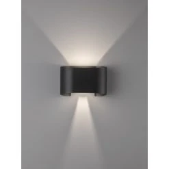 Honsel Leuchten Fischer & Honsel Wall Wandleuchte LED Schwarz, 2-flammig -Wandleuchten Verkauf fischer honsel wall wandleuchte 30262 4