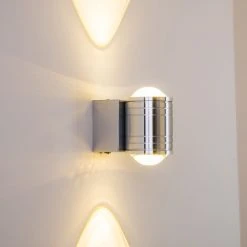 Hofstein Florenz Badleuchte LED Aluminium, 2-flammig -Wandleuchten Verkauf florenz badleuchte h166421 6