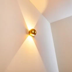 Hofstein Flot Wandleuchte Gold, 1-flammig -Wandleuchten Verkauf flot wandleuchte h3010198 do4 2