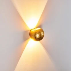 Hofstein Flot Wandleuchte Gold, 1-flammig -Wandleuchten Verkauf flot wandleuchte h3010198 do4 3